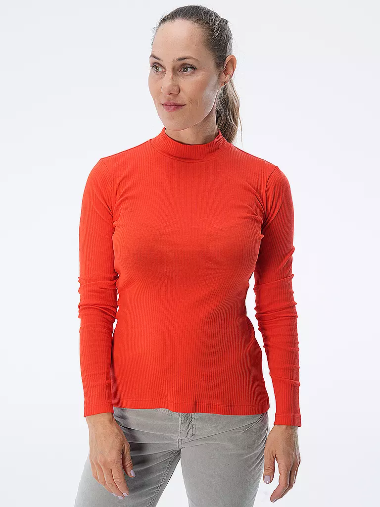ARMEDANGELS Langarmshirt FATIMAA rot