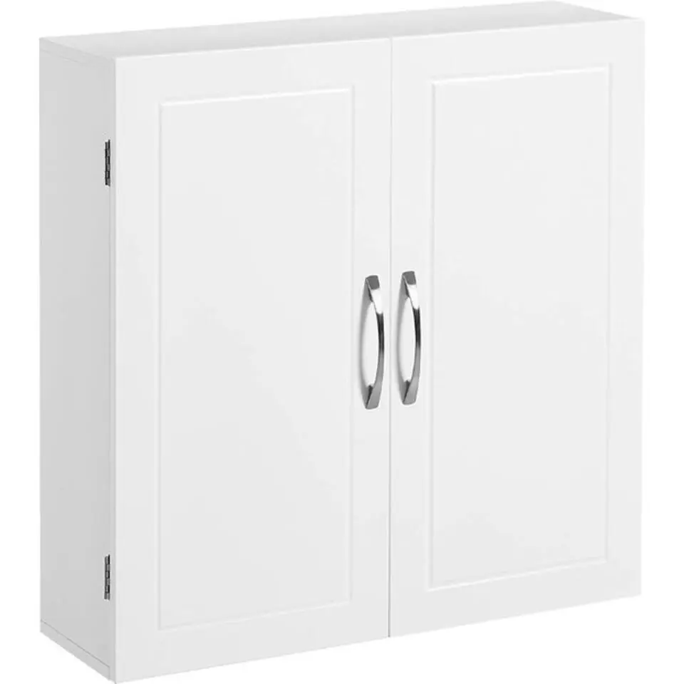 Parya Home - Badkamerkast - Wandkast - 2 Deuren - Hout - Wit