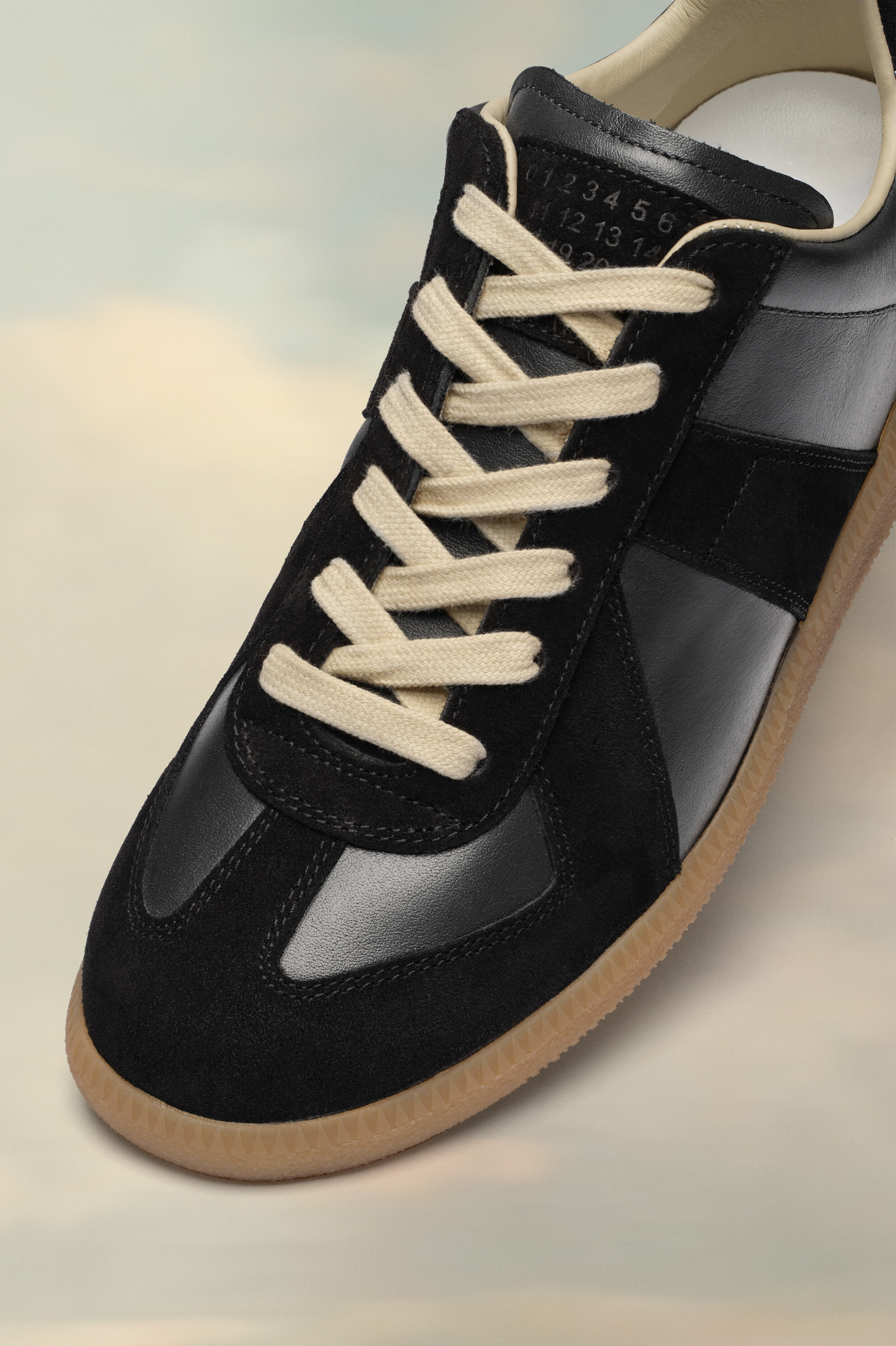 Sneakers Replica en cuir et suède | homme Noir