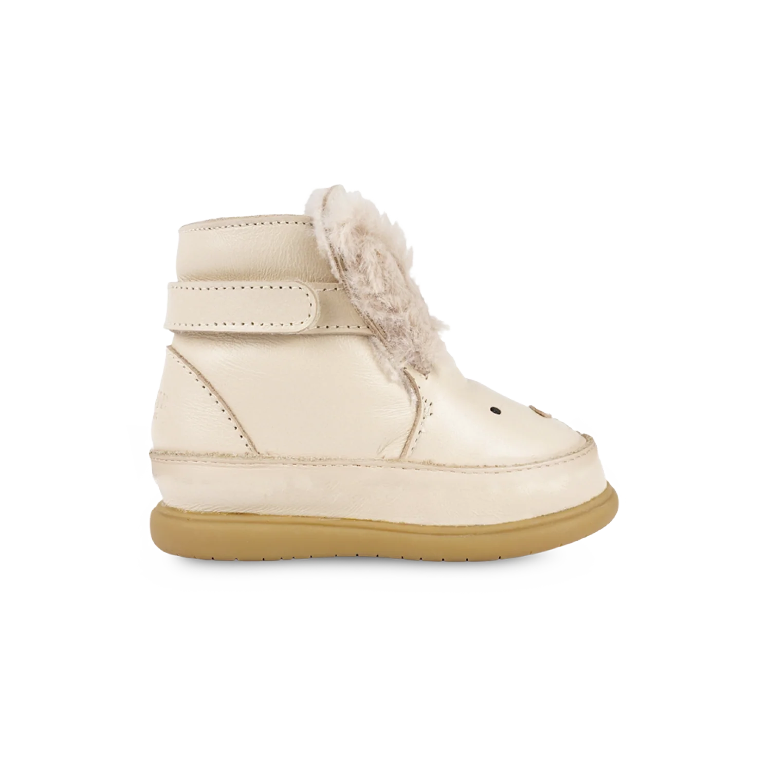 Dubu Exclusive Shoes | Rabbit | Cream Leather