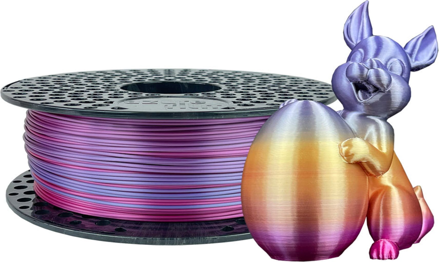 AzureFilm  PLA Silk Rainbow Candy, 1,75 mm / 1000 g    PLA-Material mit Farbverläufen & seidigem Finish