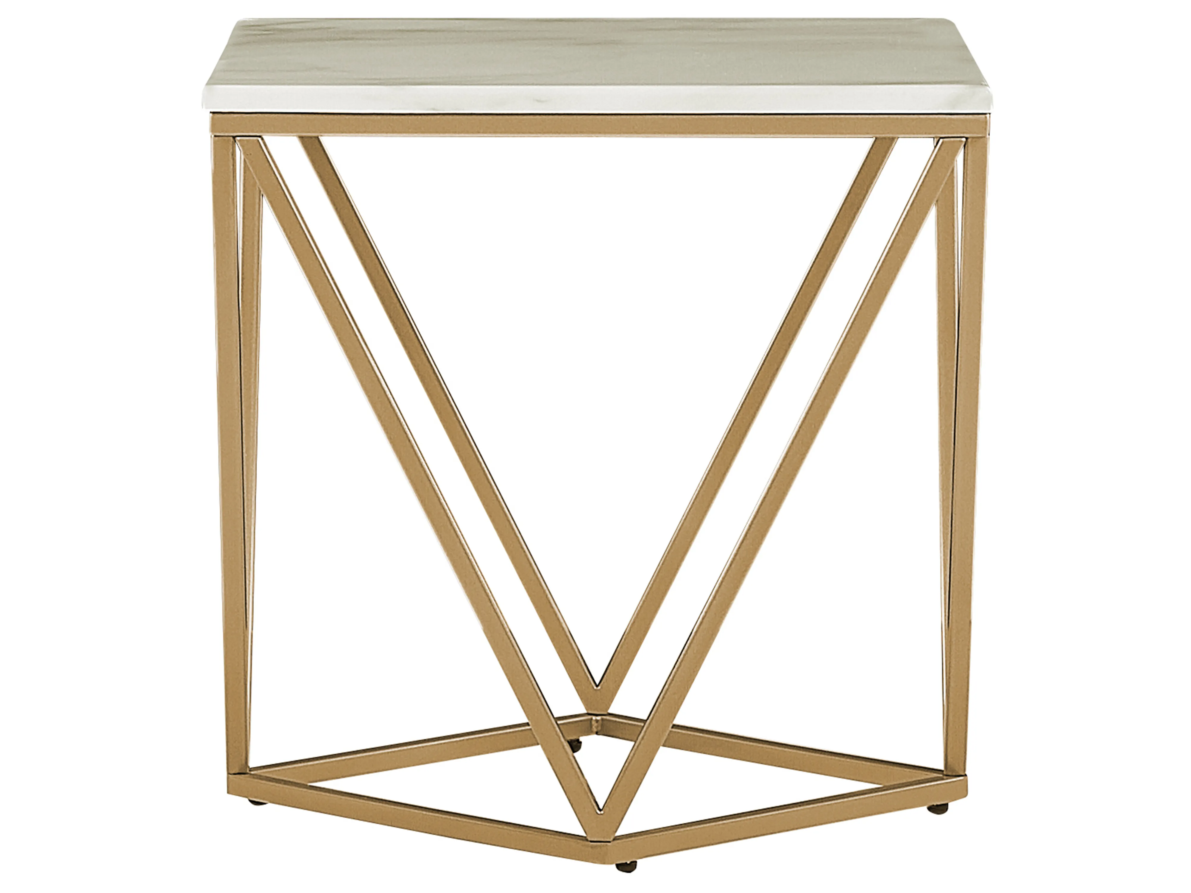 Bijzettafel MALIBU Beige marmer