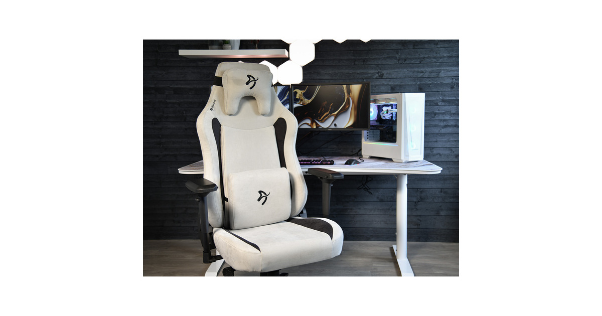 ArozziVernazza XL Supersoft - Light Grey gamestoel  (Lichtgrijs)