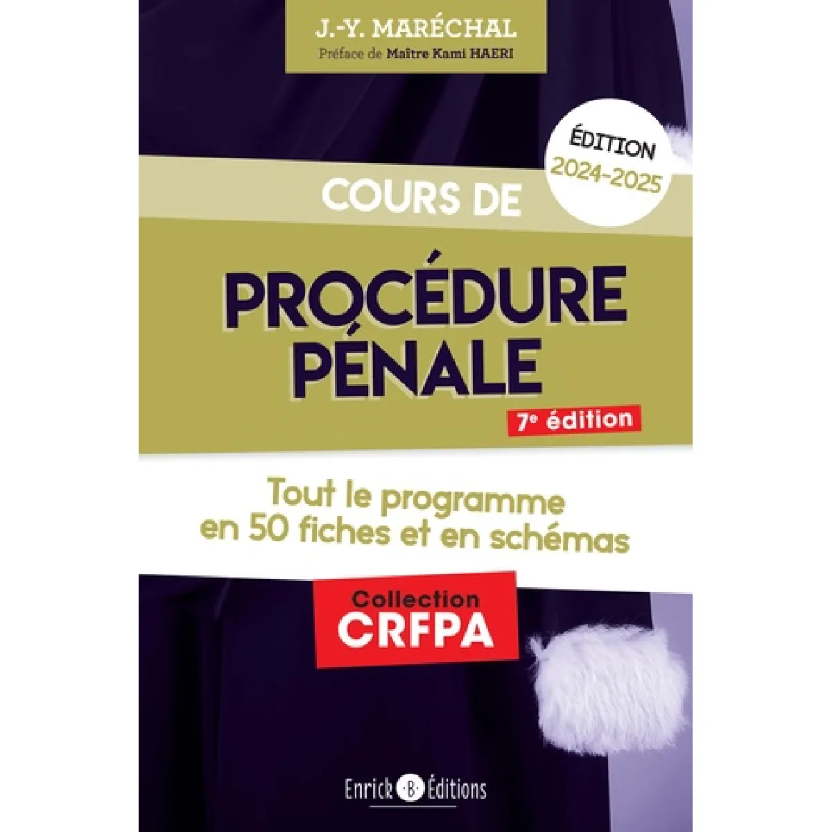 Cours de procédure pénale : tout le programme en 50 fiches et en schémas : édition 2024-2025 · Occasion