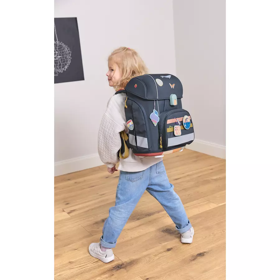 LÄSSIG School Set Boxy Unique dark blue Ocean Edition