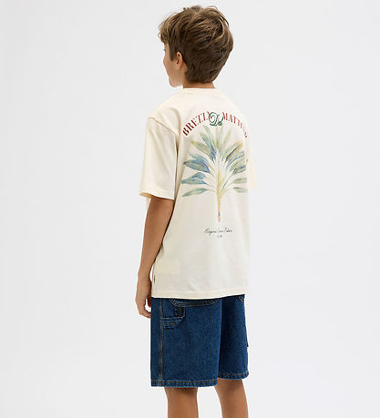 Jack & Jones T-Shirt - JorHydra - Antique White