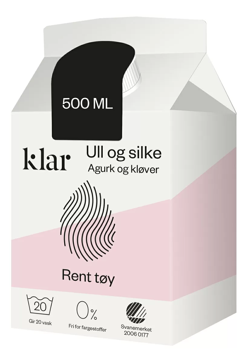 Klar Uld og Silke Tøjvask - 500 ml.