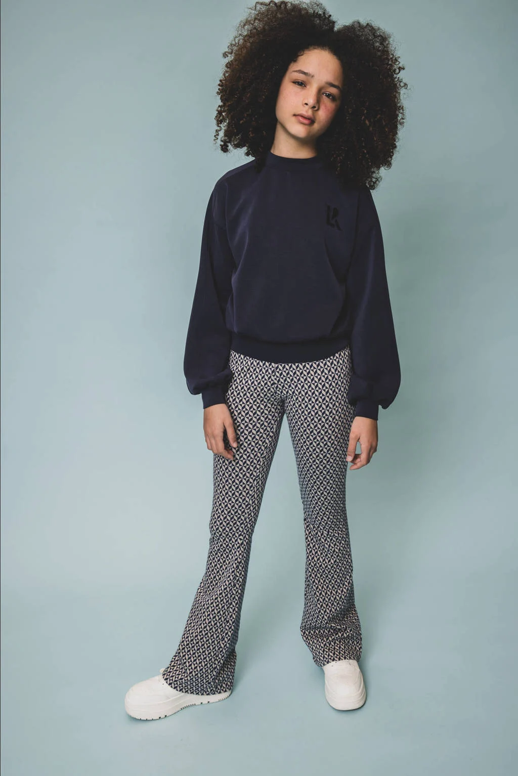 LOOXS flared flared broek blauw