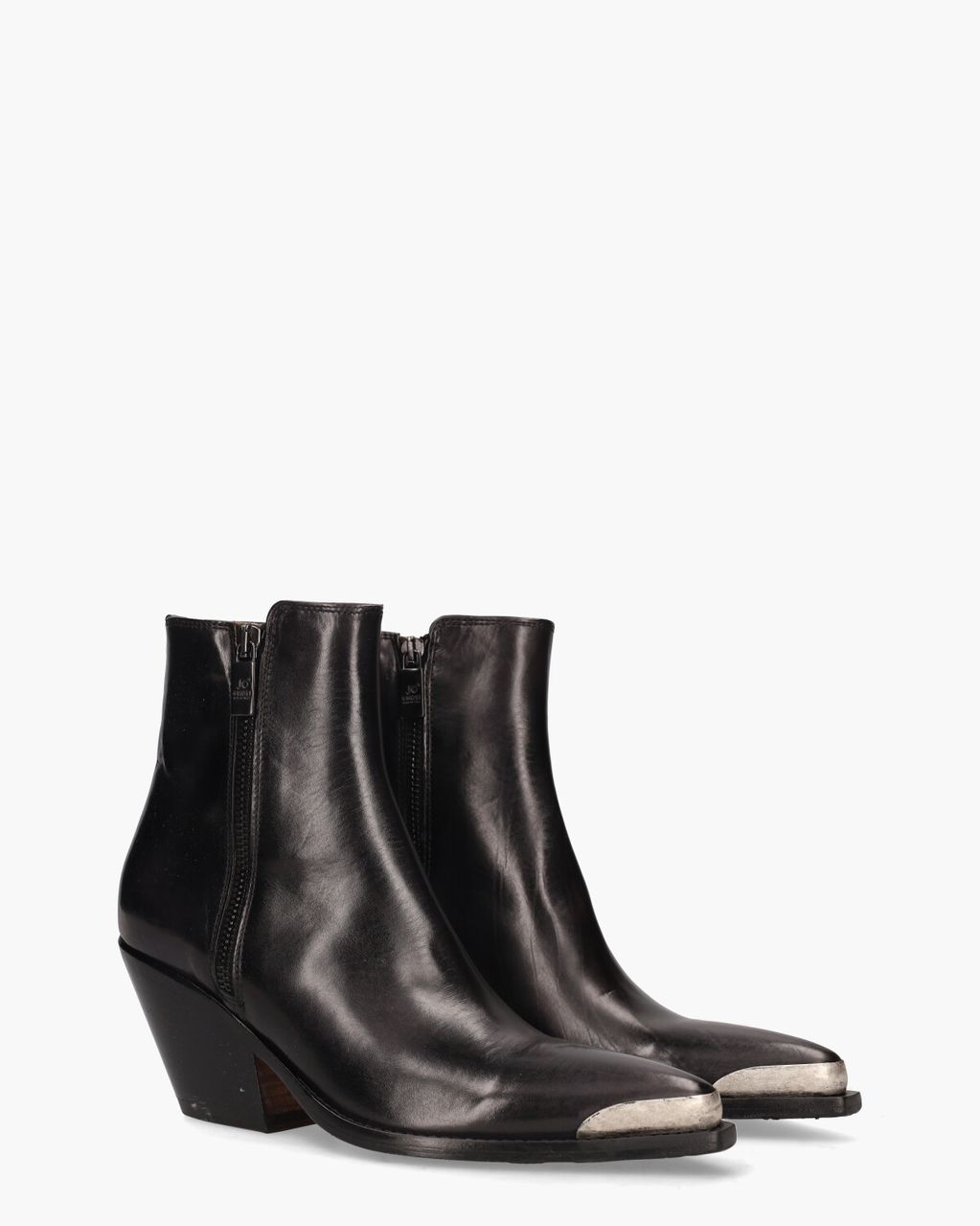 Jo Ghost 4910 Zwart Dames Enkelboots
