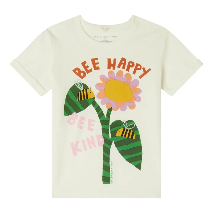 Stella McCartney Kids T-Shirt Be Happy | Ecru