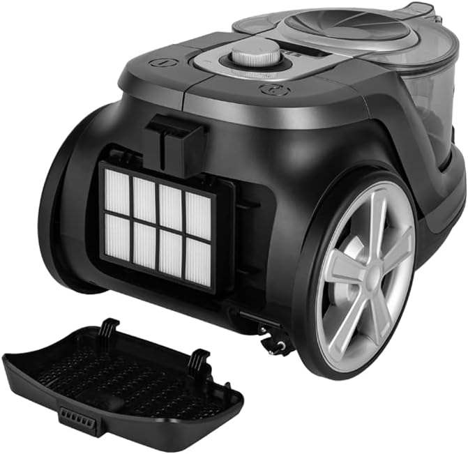 TESLA AeroStar T700 beutelloser Staubsauger | 900 Watt | AAA-Reinigungseffizienz | Zyklon-Technologie | 3 Liter Staubvolumen | Hocheffizienter Saugkopf | HEPA-Filter H13 | Blau/Grau