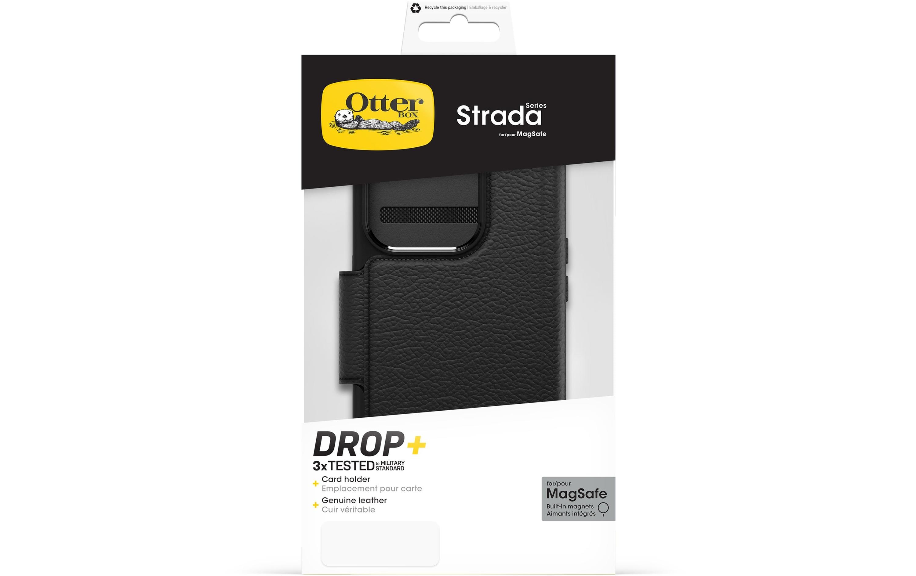 Book Cover Strada iPhone 15 Pro SchwarzSchutzhülle für das Apple iPhone 15 Pro
