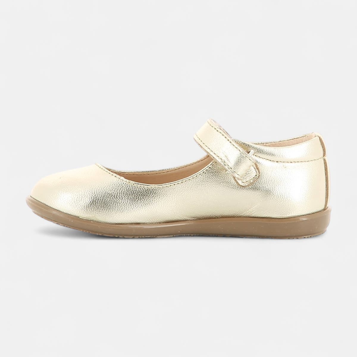 Babies Fille en cuir or