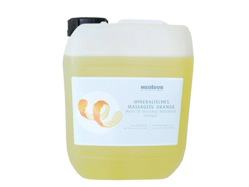 MEDiDOR Massageöl Orange 10 l Mineralisches Massageöl mit Orangenduft