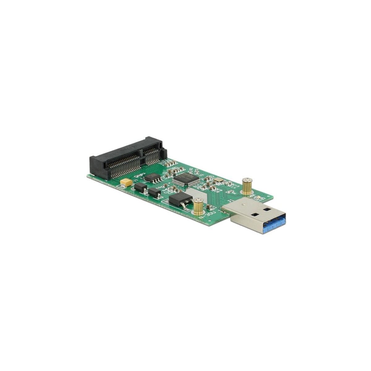 DeLOCK USB 3.0 til mSATA konverter, 5Gb/s, 1xUSB type A ha, 1xmSATA