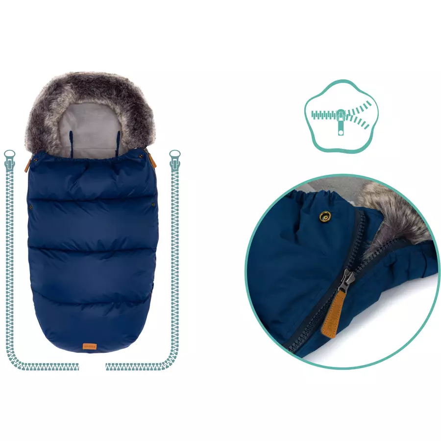 fillikid Winterfußsack Manaslu Blau