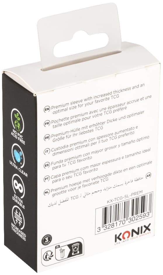 Konix Trading Card Game Premium Fit lommer (100-pakke)
