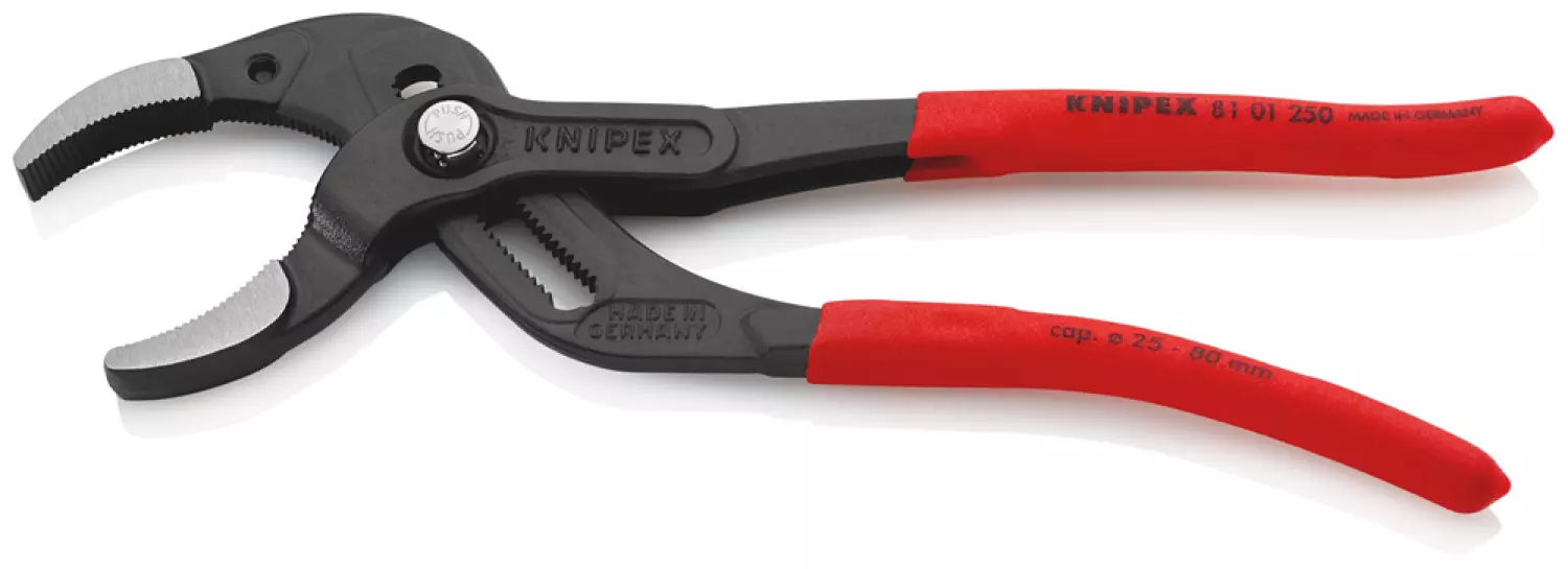 Knipex 81 01 250 Sifon- en connectorentang met anti-slip - 250 mm