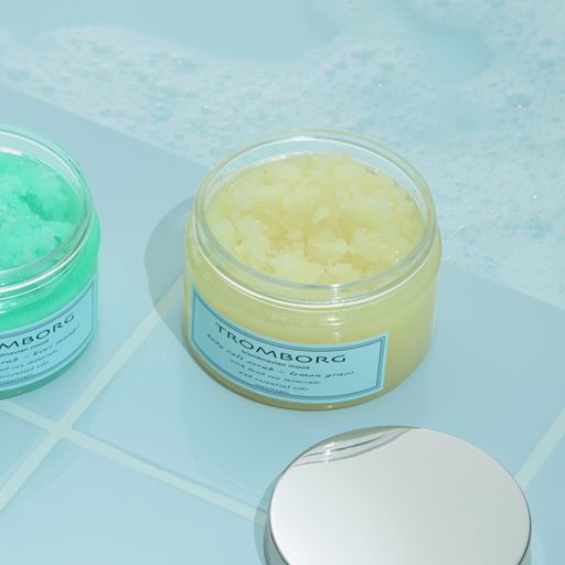 Tromborg Body Salt Scrub, Lemon Grass, 350 ml