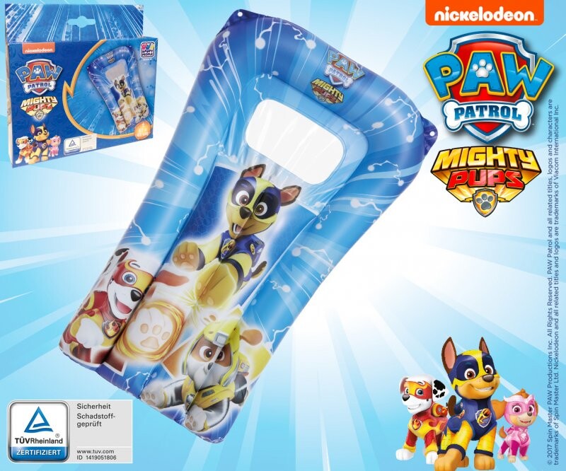 Paw Patrol - Luftmadras Til Pool - Blå - 67 CM