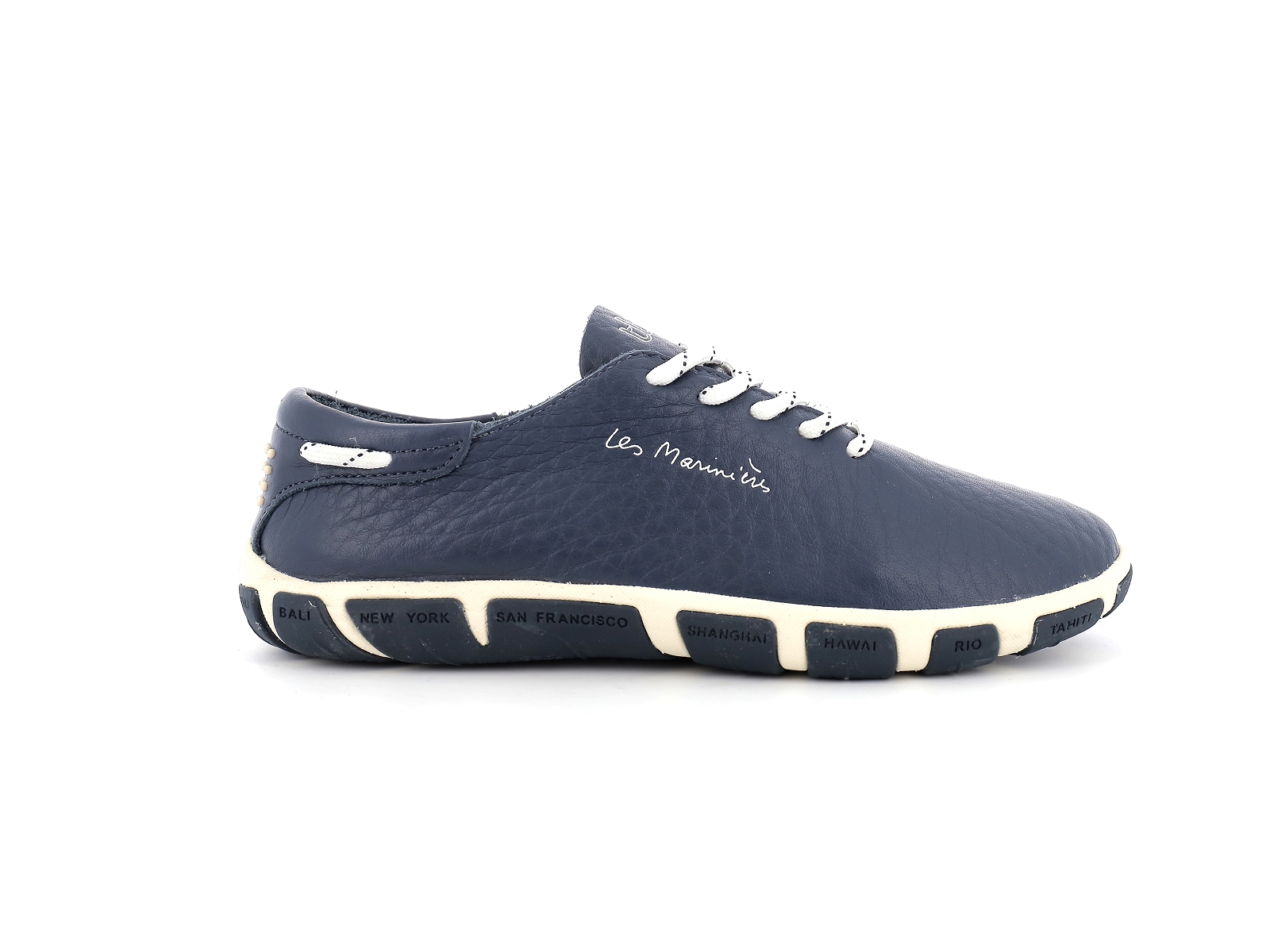 Tbs-JAZARU Cuir Marine