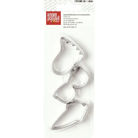 Knorr Prandell 212154221 Ausstechformen-Set „Summertime“, 30-60 mm