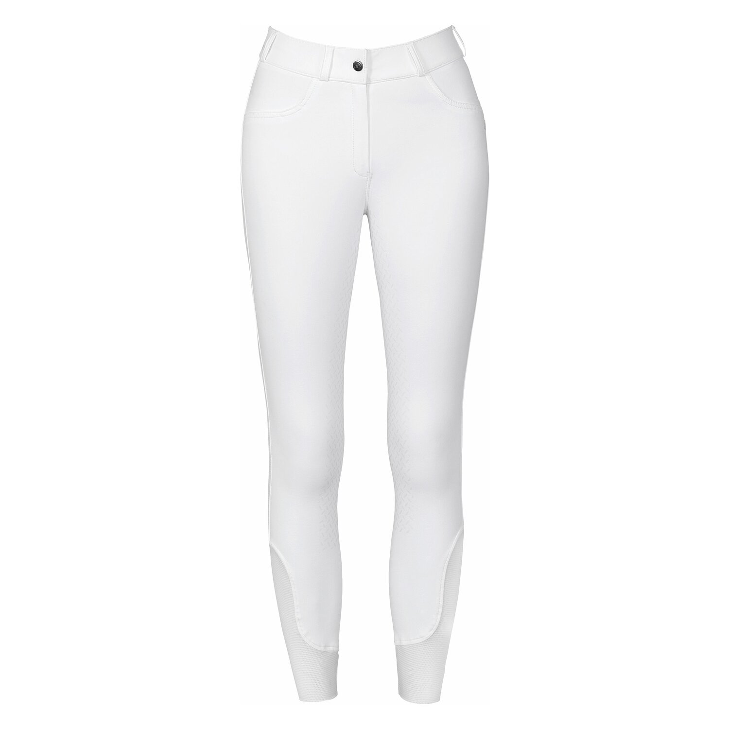 black forest Grip-Vollbesatz-Reithose - white