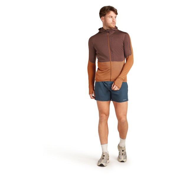 Icebreaker - Merino 200 Realfleece Descender L/S Zip Hoodie - Pull polaire