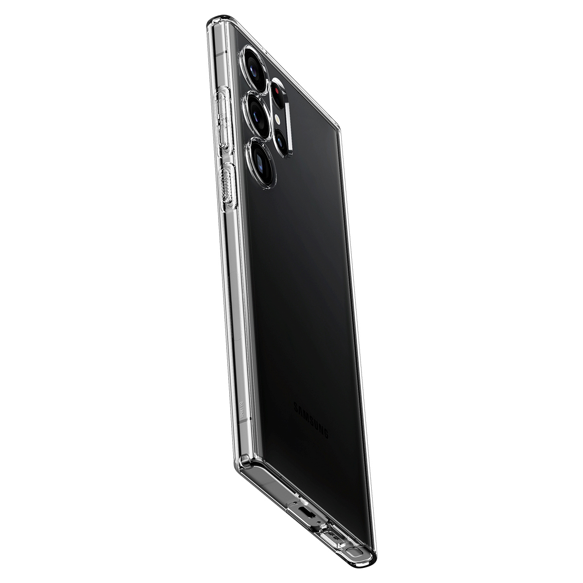 Samsung Galaxy S23 Ultra 5G Liquid Crystal Case Gummi Hülle (ACS05610) - Transparent