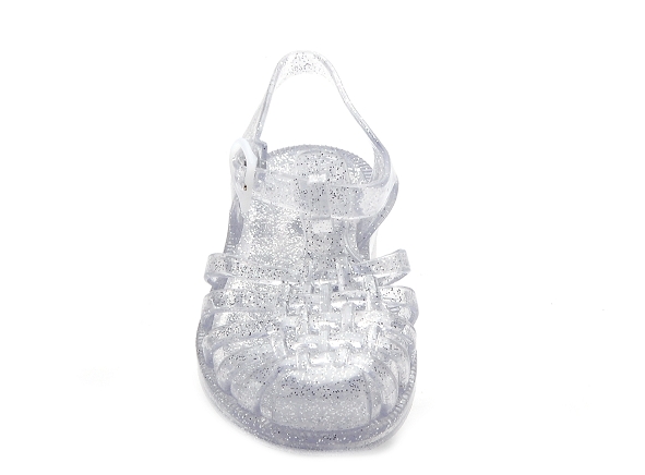 Meduse mules et sabots enfant sun boite argent