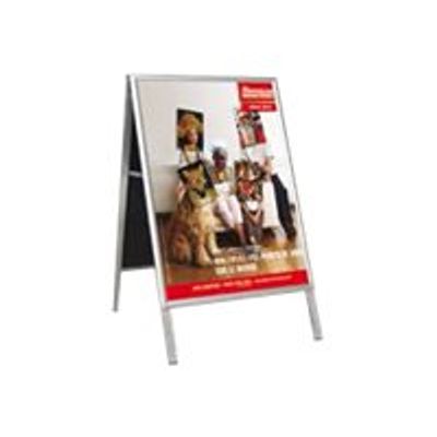 Promocome - Chevalet de sol 60 x 80 cm - usage extérieur - double face
