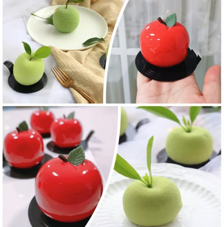 (8-fach) Silikon Trend Früchte Kuchen Form DIY Gussform für Virale Frucht Desserts - Erdbeere