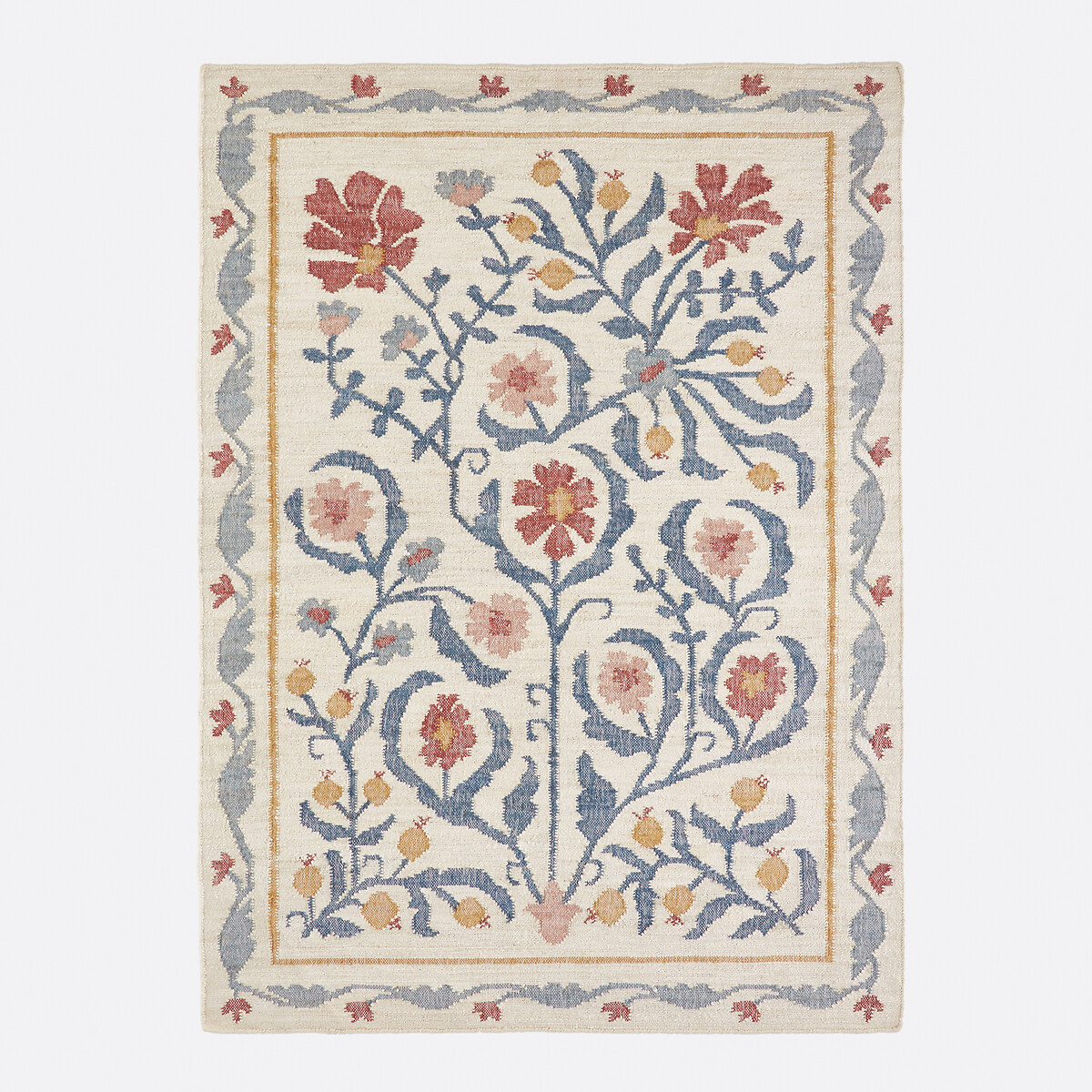LA REDOUTE INTERIEURS<br>Tapete de juta com motivos florais, Antonia
