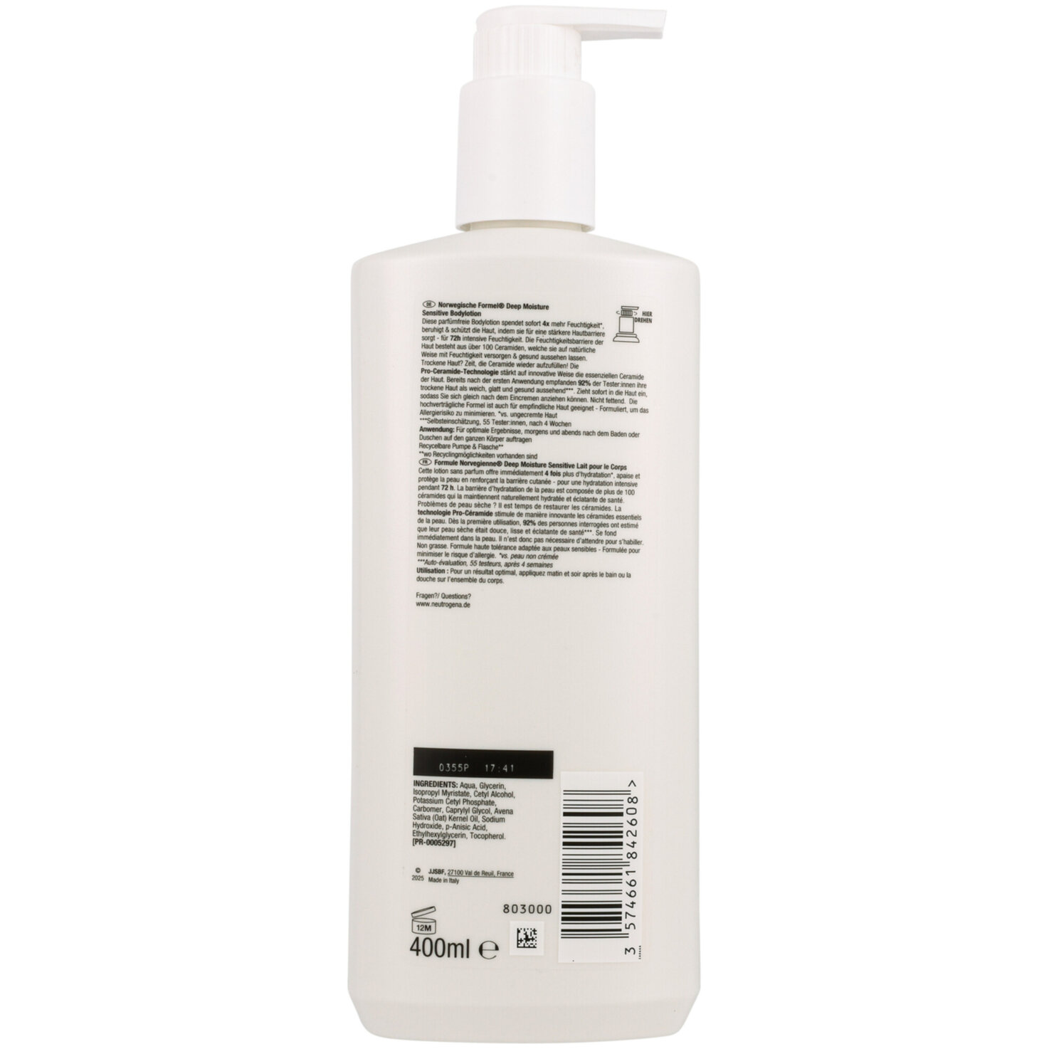 Neutrogena Deep Moisture Sensitiv