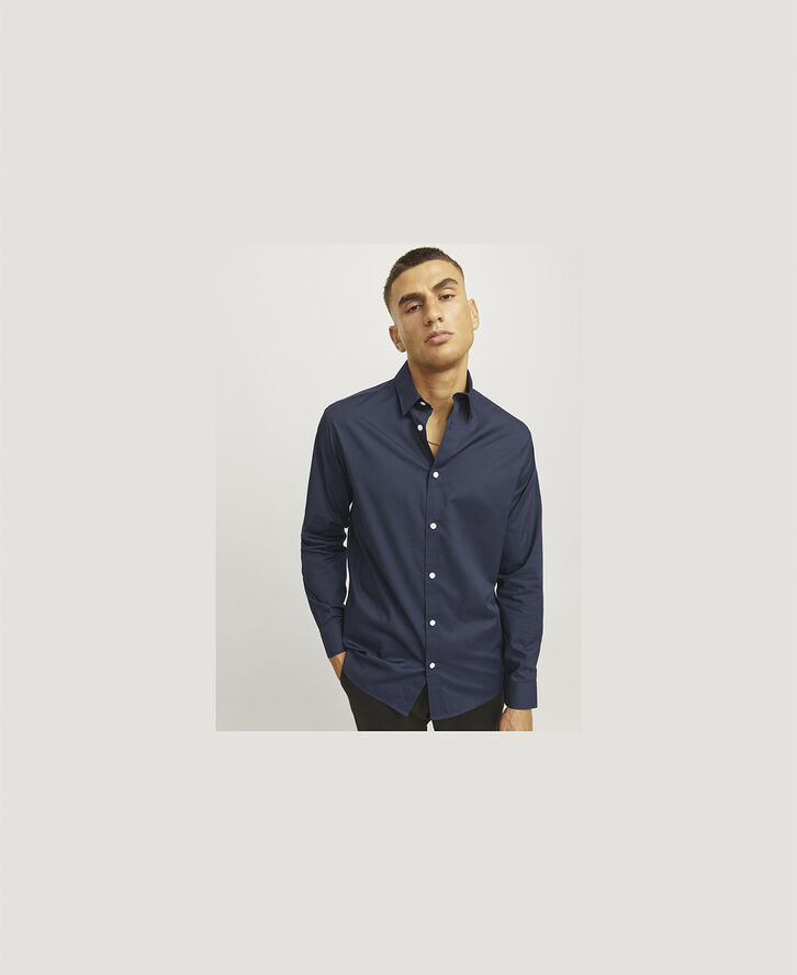 JJ-REBEL JREBGAVIN SOLID SHIRT LS NOOS Sky captain
