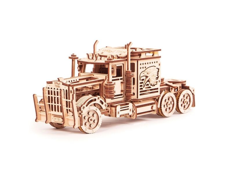 WoodTrick Bausatz LKW-Sattelschlepper Lastwagen 3D Bausatz aus Holz