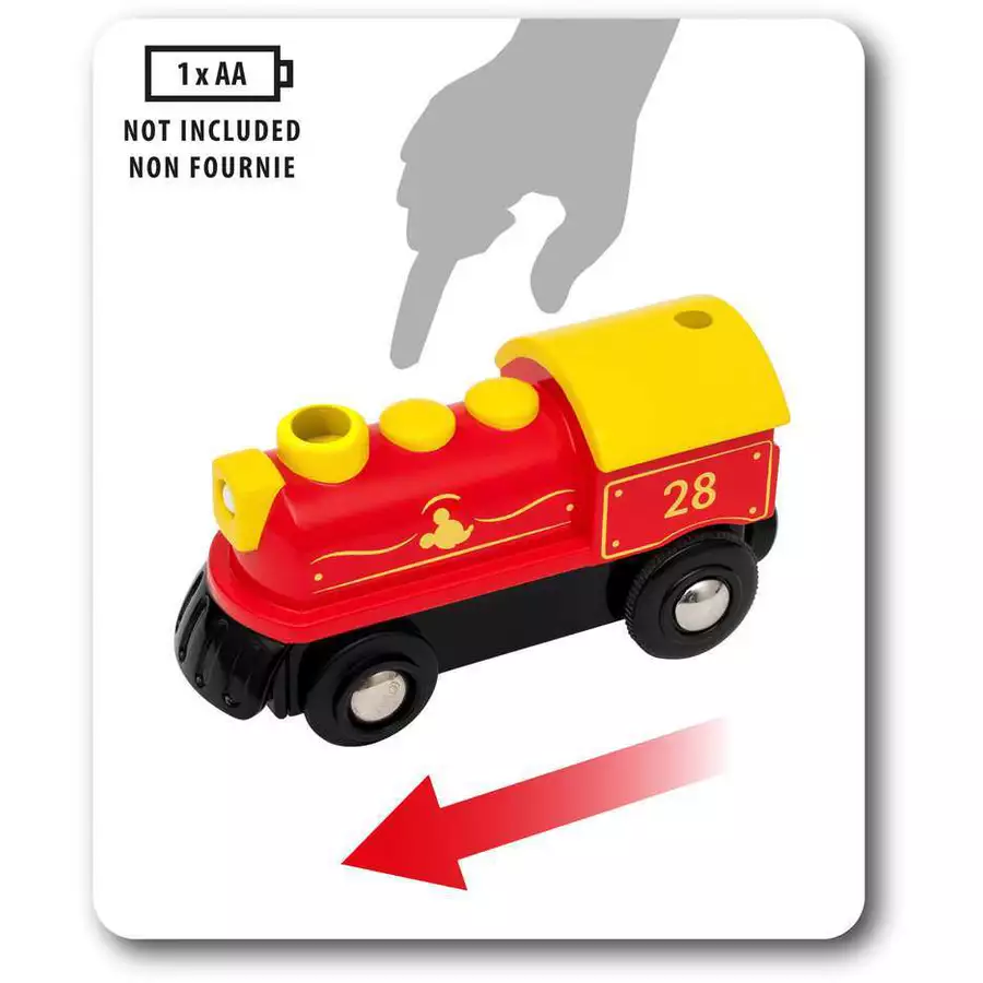 Brio Batteriebetriebener Micky Maus Zug bunt