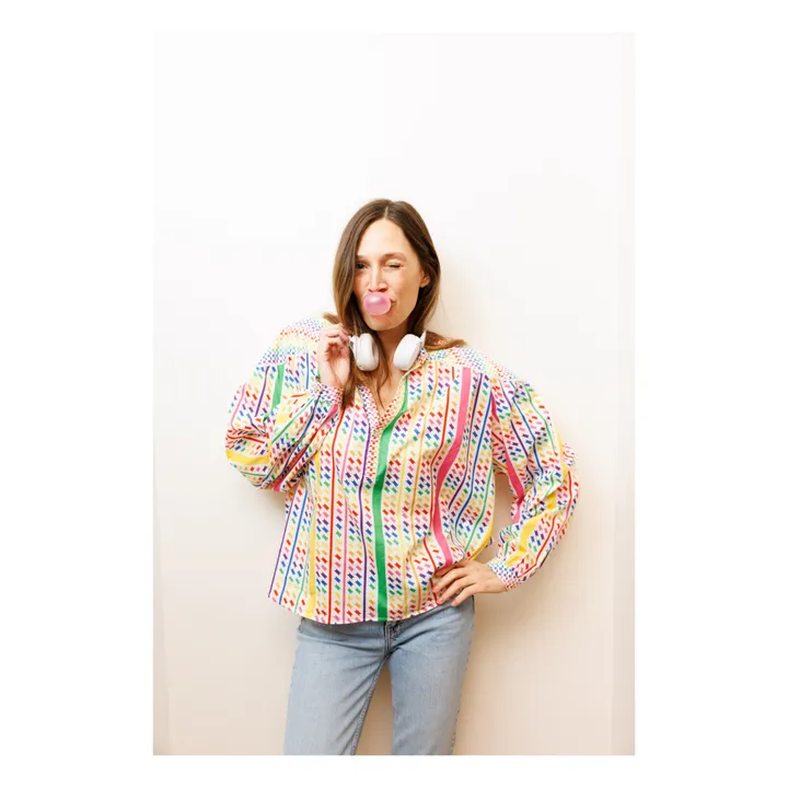 Paolina Blouse David Bowie Rainbow | Multicolore