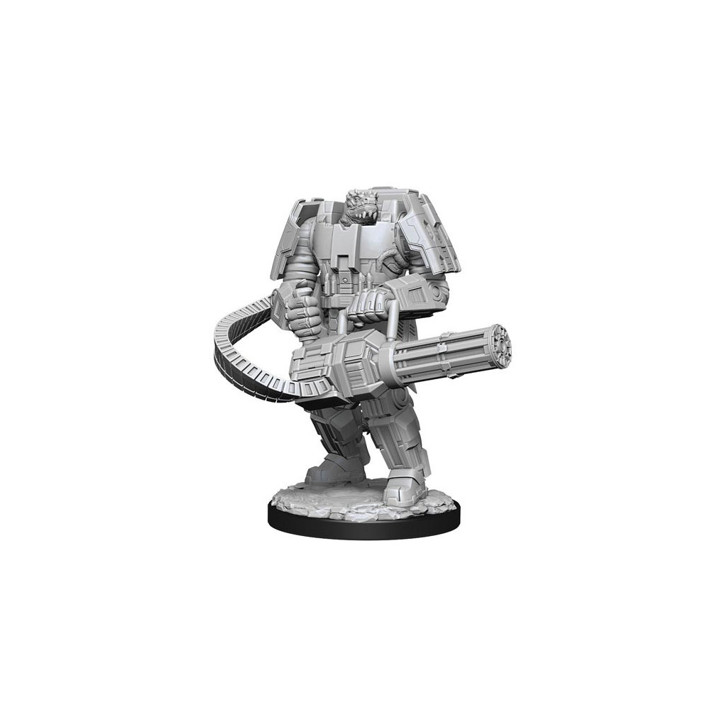 Starfinder Deep Cuts Unpainted Miniatures: Vesk Soldier