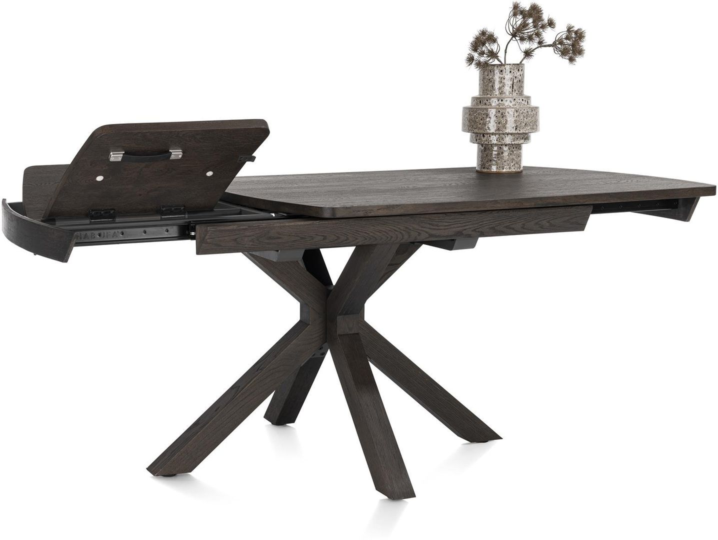 Henders en Hazel Nyon Uitschuiftafel Basalt 140cm