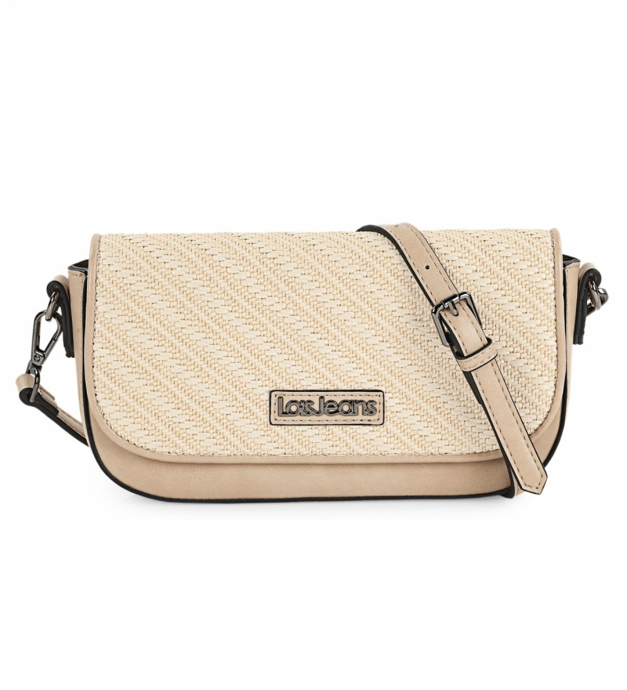 Lois Bolso Bandolera 313385 bege -24x13,5x5cm-