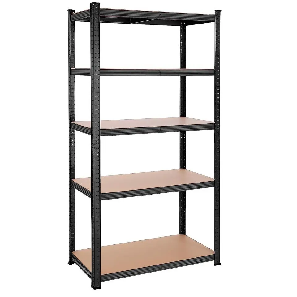 Bobbel Home - Stellingkast -Verstelbare planken - 200x100x50cm - 875 kg - Zwart