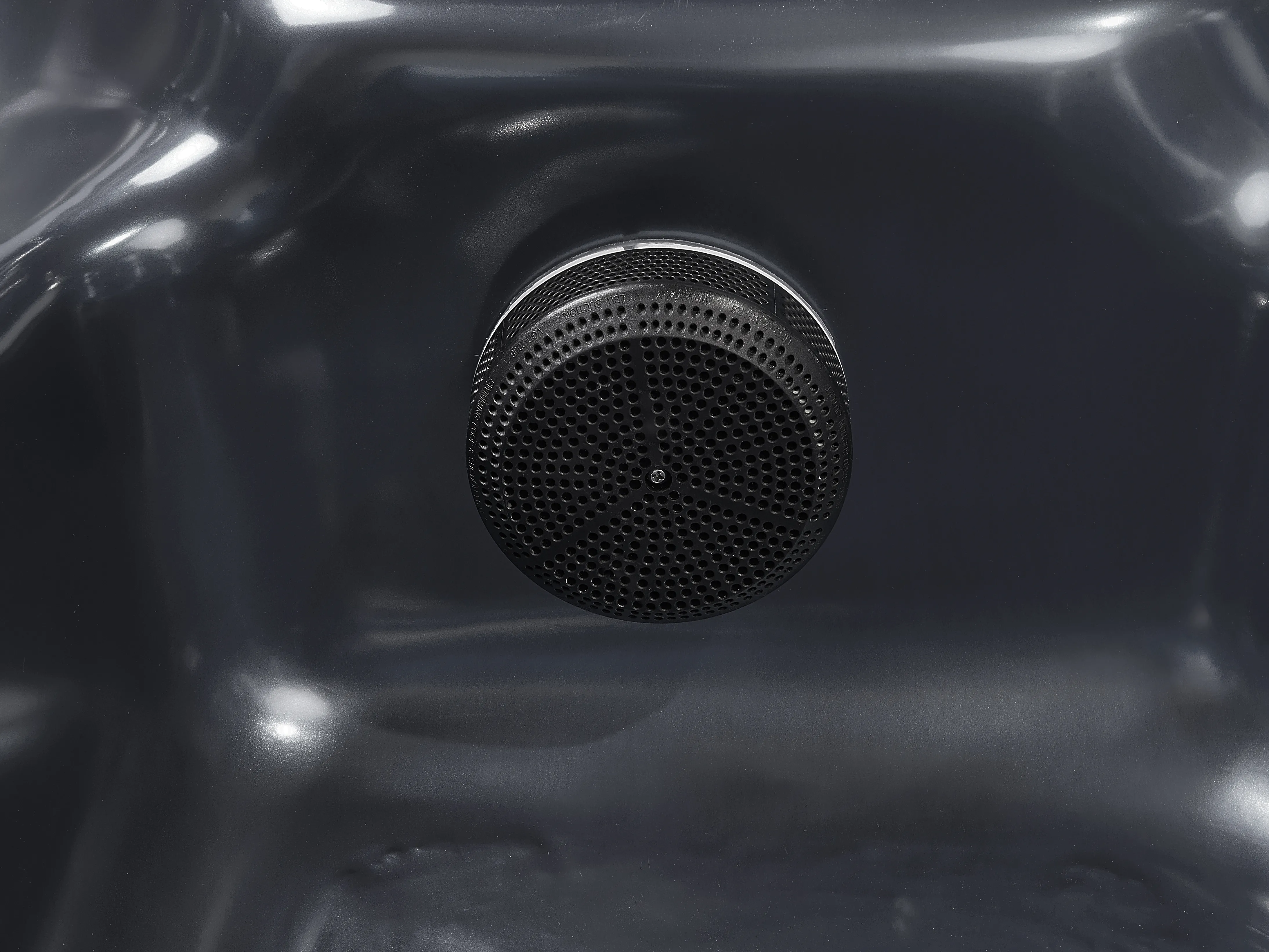 Buiten hottub met LED LASTARRIA Grafietgrijs