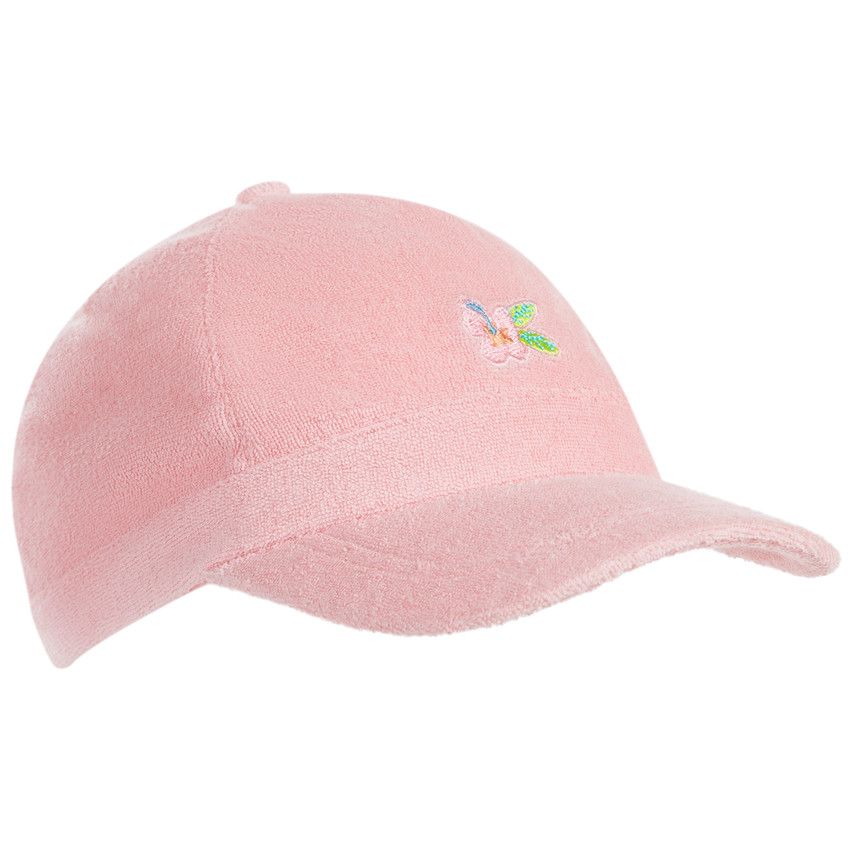 Casquette éponge brodée pour bébé fille - Rose