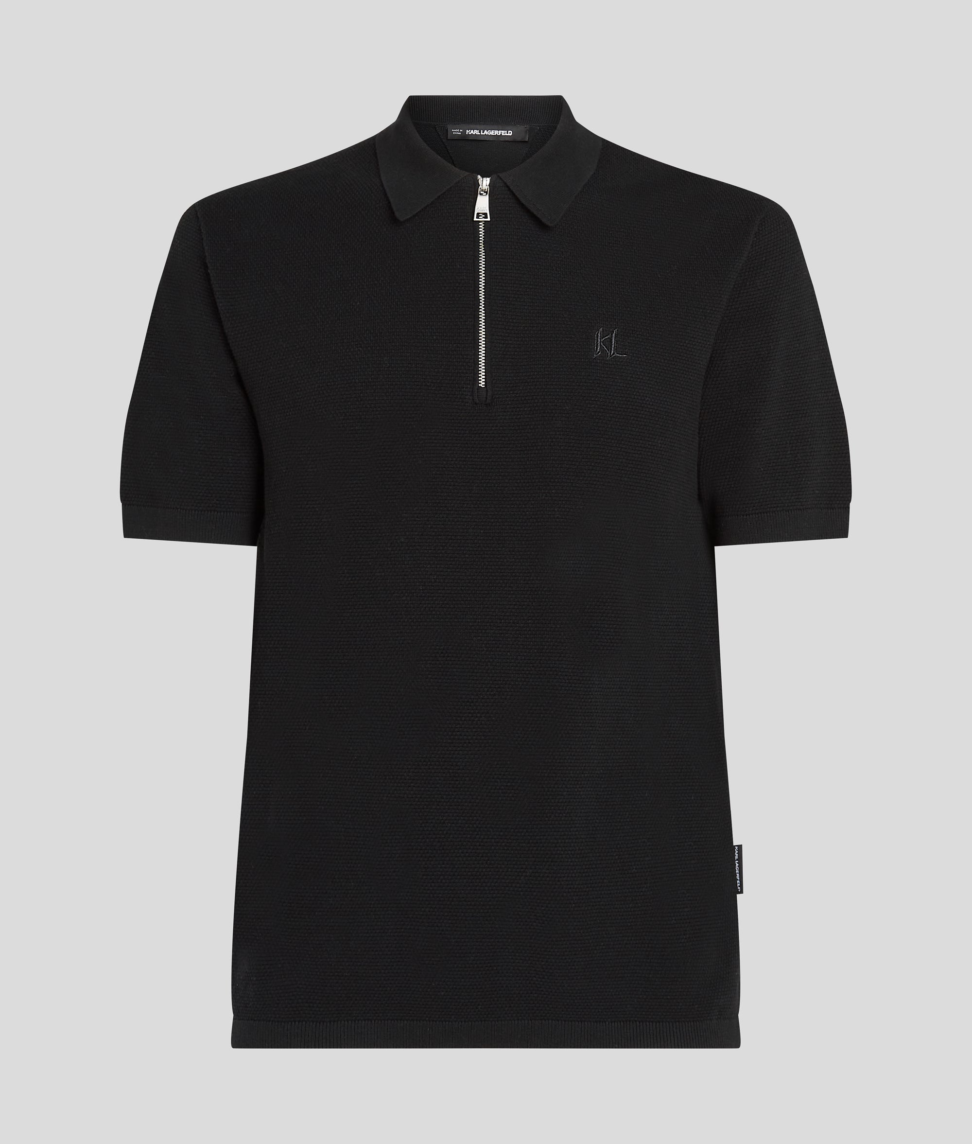 Poloshirt met ritssluiting