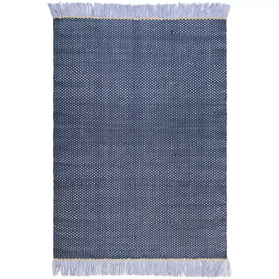 Esprit Handweb-Teppich Casa blau