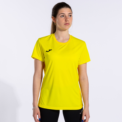 Camiseta Joma Winner II Amarela de Manga Curta