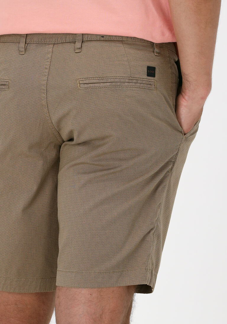 BOSS camel boss korte broek schino slim short