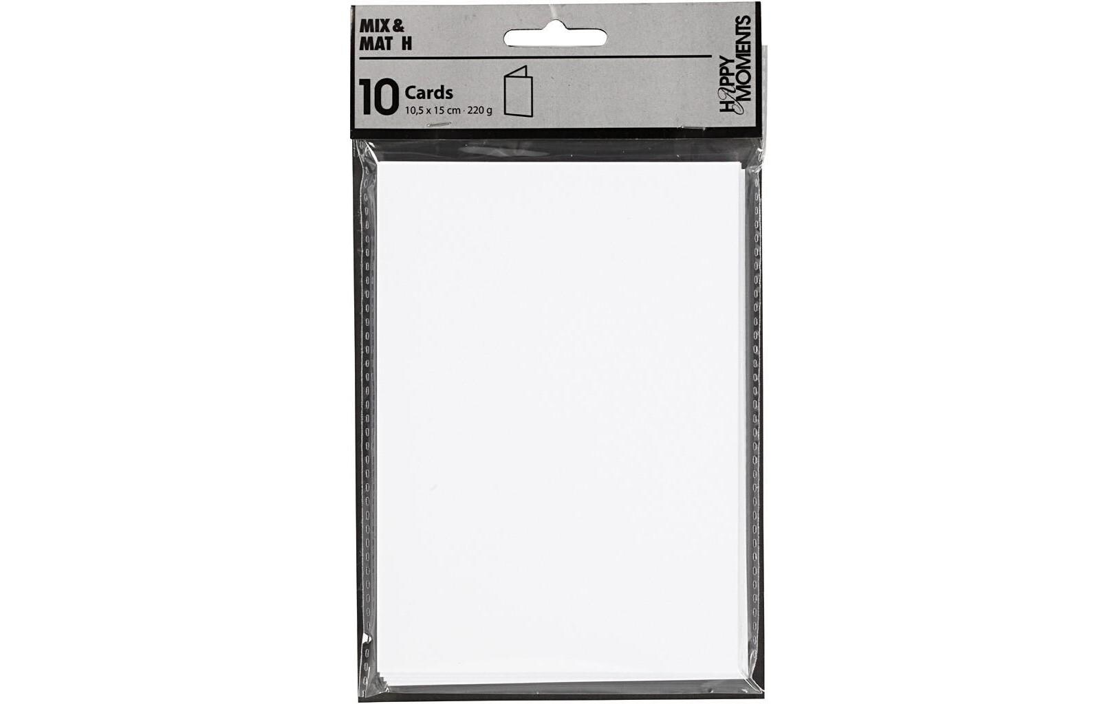 Blankokarte 220 g 10 StückKarten zum Gestalten