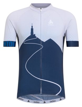 Maillot Manches Courtes Odlo Performance Mont Ventoux Bleu/Gris